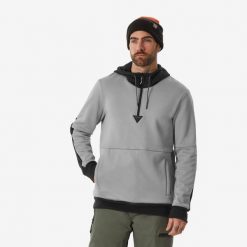 Bluza snowboardowa z kapturem męska Dreamscape 100 1/2 zip. Bluzy z kapturem męskie DREAMSCAPE, m, bez wzorów, z bawełny, z kapturem. Za 169.99 zł.