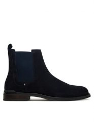 Tommy Hilfiger Sztyblety Corporate FM0FM05580 Granatowy. Niebieskie sztyblety męskie Tommy Hilfiger, ze skóry, bez obcasa, bez zapięcia. Za 489.99 zł.