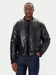 Versace Jeans Kurtka bomber 79GAS407 Czarny Regular Fit. Czarne kurtki męskie Versace Jeans, m, bez wzorów, z jeansu, bez ramiączek, bez kaptura. Za 3,229.00 zł.