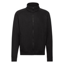 Męska Klasyczna Gładka Bluza Dresowa. Czarne bluzy nierozpinane męskie Fruit of the Loom, m, bez wzorów, z dresówki, klasyczne, bez ramiączek, bez kaptura. Za 115.99 zł.