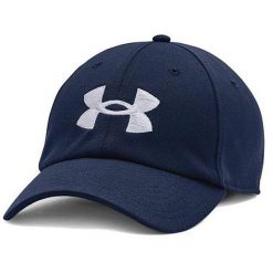 Czapka z daszkiem męska Under Armour Blitzing Cap. Niebieskie czapki męskie Under Armour, bez wzorów, sportowe. Za 140.45 zł.