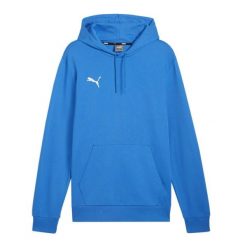 Męska Bluza Z Kapturem Team Goal Casual. Niebieskie bluzy nierozpinane męskie Puma, m, bez wzorów, casualowe, bez ramiączek, z kapturem. Za 256.99 zł.
