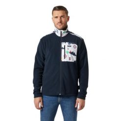 Polar Helly Hansen Daybreaker Block. Niebieskie bluzy z polaru męskie Helly Hansen, bez wzorów, z polaru, sportowe, bez ramiączek, bez kaptura. Za 397.00 zł.