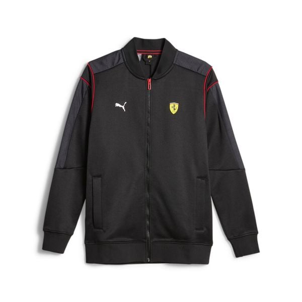 Bluza Sportowa Męska Puma Ferrari Race Mt7. Czarne bluzy bez kaptura męskie Puma, l, bez wzorów, bez kaptura. Za 323.99 zł.
