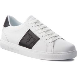 Sneakersy TRUSSARDI JEANS - 77A00107 W601. Białe buty sportowe na co dzień męskie TRUSSARDI JEANS, z jeansu. Za 469.00 zł.