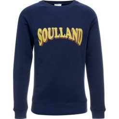 Soulland HOCKNEY Bluza navy. Niebieskie bluzy nierozpinane męskie Soulland, z bawełny. Za 569.00 zł.