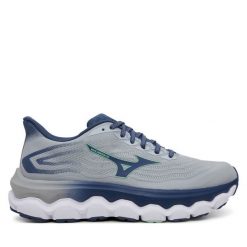 Buty do biegania Mizuno. Szare buty do biegania męskie Mizuno, bez wzorów, bez zapięcia, do biegania, mizuno wave. Za 579.99 zł.