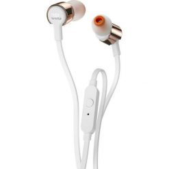 Jbl T210 z mikrofonem Różowy Słuchawki. Czerwone słuchawki douszne JBL. W wyprzedaży za 89.99 zł.