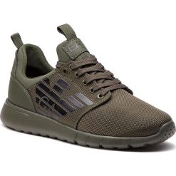 Sneakersy EA7 EMPORIO ARMANI - X8X008 XK008 00044 Forest Green. Zielone buty sportowe na co dzień męskie EA7 Emporio Armani, z materiału, eleganckie. Za 689.00 zł.