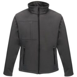 Męski Softshell Octagon II. Czarne kurtki softshell męskie Regatta, m, bez wzorów, z softshellu, bez kaptura, trekkingowe. Za 153.99 zł.
