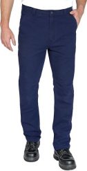 Spodnie Carhartt Rigby Straight Fit Pant Navy. Niebieskie długie spodnie sportowe męskie Carhartt, bez wzorów. Za 303.91 zł.