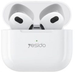 Słuchawki Yesido Słuchawki TWS31 BT 5.4 300mAh, WHITE / BIAŁY. Białe słuchawki bluetooth Yesido. Za 85.87 zł.