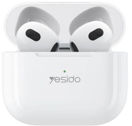 Słuchawki Yesido Słuchawki TWS31 BT 5.4 300mAh, WHITE / BIAŁY. Białe słuchawki bluetooth Yesido. Za 62.75 zł.