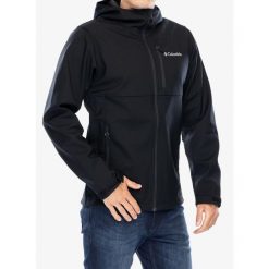 Kurtka softshell Columbia Ascender II Hooded Softshell Jacket. Czarne kurtki męskie Columbia, xl, bez wzorów, z softshellu, sportowe, bez ramiączek, bez kaptura. Za 362.19 zł.