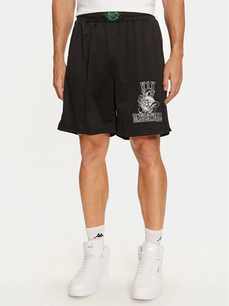 K1X Szorty sportowe Serpent 60130048 Czarny Regular Fit. Czarne szorty sportowe męskie K1X, bez wzorów, z syntetyku, sportowe. Za 99.99 zł.