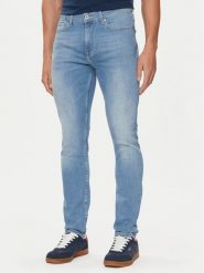 Mustang Jeansy Frisco 1015116 Niebieski Skinny Fit. Niebieskie jeansy męskie Mustang, bez wzorów, z bawełny. Za 249.99 zł.
