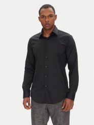 BOSS Koszula P-Hank 50503356 Czarny Slim Fit. Czarne koszule męskie Boss, m, bez wzorów, z syntetyku, bez kołnierzyka, bez ramiączek. Za 279.99 zł.