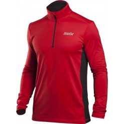 Swix Męska Bluza Myrene, Czerwona, L. Czerwone bluzy bez kaptura męskie Swix. W wyprzedaży za 199.00 zł.