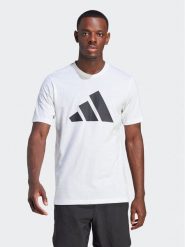 Adidas T-Shirt Train Essentials Feelready Logo Training IM4373 Biały Regular Fit. Białe t-shirty sportowe męskie ADIDAS, m, bez wzorów, z bawełny, sportowe, bez ramiączek. Za 89.99 zł.