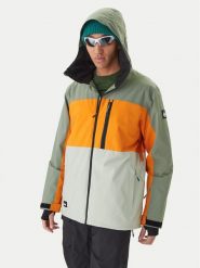Quiksilver Kurtka snowboardowa Sycamore EQYTJ03457 Zielony Modern Fit. Zielone kurtki narciarskie i snowboardowe męskie Quiksilver, na zimę, m, bez wzorów, z syntetyku, bez kaptura, narciarskie. Za 1,149.00 zł.