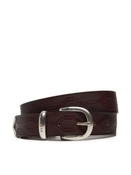 Guess Pasek Męski M4BZ32 L0VH0 Brązowy. Brązowe paski męskie Guess, z aplikacjami, ze skóry. Za 219.99 zł.