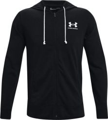 Under Armour Bluza UNDER ARMOUR Męska Na zamek z kapturem UA Rival Terry Czarna XL. Czarne bluzy z kapturem męskie Under Armour, m, bez wzorów, z kapturem. Za 129.00 zł.