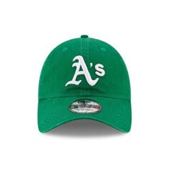 Czapka z daszkiem New Era MLB Oakland Athletics. Zielone czapki męskie New Era, bez wzorów, casualowe. Za 177.00 zł.