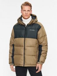Columbia Kurtka zimowa Pike Lake™ II Hooded Jacket Brązowy Regular Fit. Brązowe kurtki outdoor męskie Columbia, na zimę, m, bez wzorów, z syntetyku, bez kaptura, outdoorowe. Za 595.00 zł.