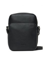 Calvin Klein Saszetka Micro Pebble Crossbody S LV04D3076G Czarny. Czarne saszetki męskie Calvin Klein, bez wzorów, ze skóry. Za 259.99 zł.