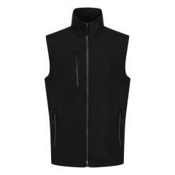 Bezrękawnik Softshell Męski Navigate 2warstwowy. Czarne kurtki softshell męskie Regatta, m, bez wzorów, z softshellu, bez kaptura, trekkingowe. Za 122.99 zł.