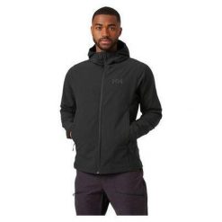 Wodoodporna kurtka Helly Hansen Cascade Shield. Czarne kurtki męskie Helly Hansen, m, bez wzorów, bez ramiączek, bez kaptura. Za 524.99 zł.