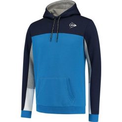 Bluza męska z kapturem Dunlop Essentials Hooded. Niebieskie bluzy nierozpinane męskie Dunlop, m, bez wzorów, z kapturem. Za 199.99 zł.