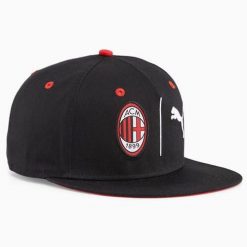 Czapka Z Daszkiem Puma Acm Fan Flatbrim Cap. Czarne czapki męskie Puma, bez wzorów, eleganckie. Za 81.80 zł.
