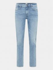 Mustang Jeansy Oregon 1014864 Granatowy Slim Fit. Niebieskie jeansy męskie Mustang, bez wzorów, z bawełny. Za 289.99 zł.
