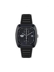 Adidas Zegarek Retro Wave Two Chrono AOSY24533 Czarny. Czarne, analogowe zegarki męskie ADIDAS. Za 499.99 zł.