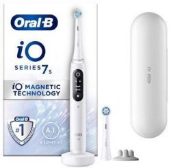 Oral-B iO Series 7s electric toothbrush, white. Białe szczoteczki elektryczne ORAL-B. Za 1,026.12 zł.