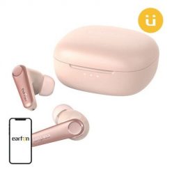 Słuchawki TWS EarFun Air Pro 3, ANC (różowe). Czerwone słuchawki bluetooth EarFun. Za 203.99 zł.