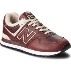 Sneakersy NEW BALANCE - ML574WND Brązowy. Brązowe buty sportowe na co dzień męskie New Balance, z materiału. W wyprzedaży za 279.00 zł.