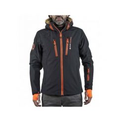 Kurtka softshellowa ze sztucznym futrem Peak Mountain Casada. Czarne kurtki narciarskie i snowboardowe męskie Peak Mountain, na zimę, m, bez wzorów, bez kaptura, narciarskie. W wyprzedaży za 293.00 zł.
