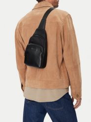 GINO ROSSI Saszetka C-GIN-E-029-05 Czarny. Czarne saszetki męskie Gino Rossi, bez wzorów, z materiału. Za 119.99 zł.