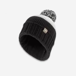 Czapka narciarska dla dorosłych Wedze Grand Nord FR 500. Brązowe czapki męskie WED'ZE, bez wzorów, z dzianiny, sportowe. Za 69.99 zł.
