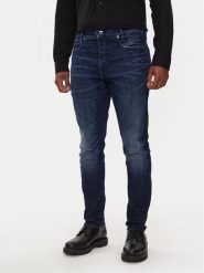 G-Star Raw Jeansy D-Staq 3D D05385-C051 Granatowy Slim Fit. Niebieskie jeansy męskie G-Star Raw, bez wzorów, z bawełny, retro. Za 469.99 zł.