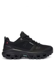 On Trekkingi Cloudrock Low Wp 3MF10251043 Czarny. Czarne buty trekkingowe męskie On, bez wzorów, z materiału, sportowe, bez obcasa, bez zapięcia. Za 769.99 zł.