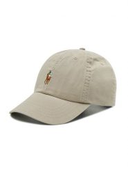 Polo Ralph Lauren Czapka z daszkiem Classic Sport Cap 710834737013 Beżowy. Brązowe czapki męskie Polo Ralph Lauren, bez wzorów, z materiału, sportowe. Za 219.99 zł.