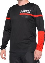 100% Koszulka męska 100% R-CORE Jersey długi rękaw red black roz. M. Czarne koszulki męskie z długim rękawem 100%, m, bez wzorów, z jersey, bez kołnierzyka, bez ramiączek. Za 168.81 zł.
