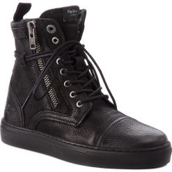 Sneakersy PEPE JEANS - Mlt Nubuck PMS30470 Black 999. Czarne buty sportowe na co dzień męskie Pepe Jeans, z jeansu. W wyprzedaży za 469.00 zł.