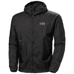 Kurtka wodoodporna Helly Hansen Rapide Insulator Wind. Czarne kurtki męskie Helly Hansen, m, bez wzorów, bez ramiączek, bez kaptura. Za 679.99 zł.