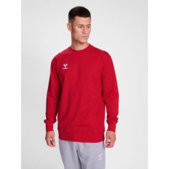 Bluza hmlGO 2.0 SWEATSHIRT. Czerwone bluzy nierozpinane męskie HUMMEL, m, bez wzorów, sportowe, bez ramiączek, bez kaptura. Za 191.00 zł.