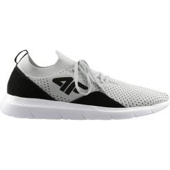 Buty lifestyle męskie OBML204 - szary. Buty sportowe na co dzień męskie marki 4f. Za 199.99 zł.