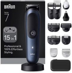 Braun All-in-One Series 7 multi-function trimmer, AIO7580, blue. Golarki męskie BRAUN. Za 496.99 zł.